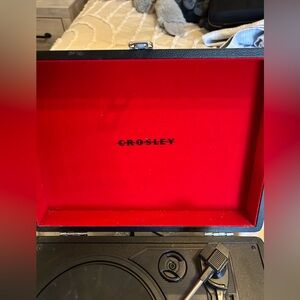 Crosley Red and Black Turntable